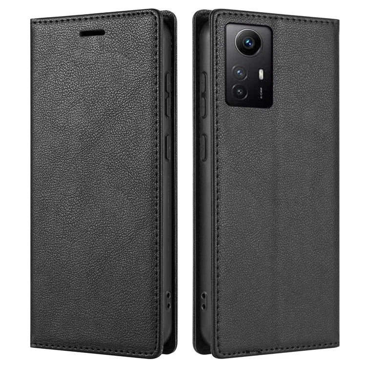 BKS-001 For Xiaomi Redmi Note 12S 4G Case PU Leather Folio Flip Stand Phone Wallet Cover