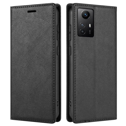 BKS-001 For Xiaomi Redmi Note 12S 4G Case PU Leather Folio Flip Stand Phone Wallet Cover