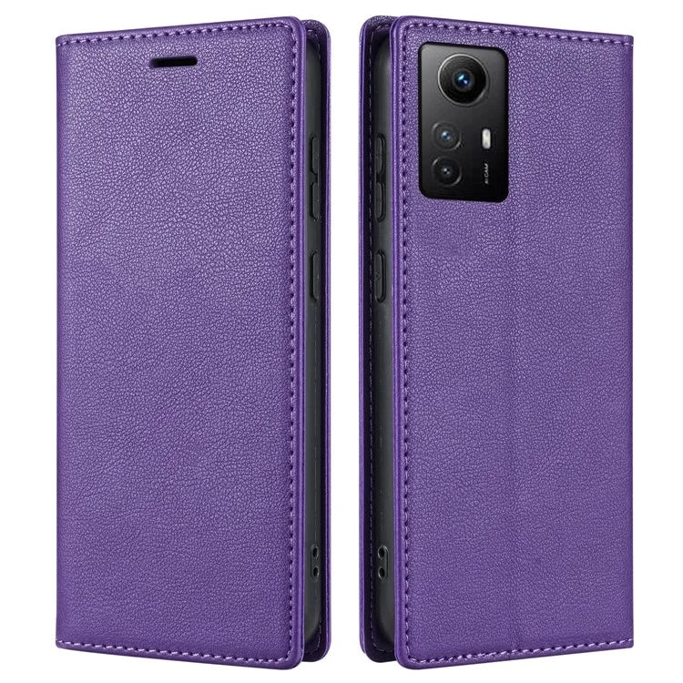 BKS-001 For Xiaomi Redmi Note 12S 4G Case PU Leather Folio Flip Stand Phone Wallet Cover