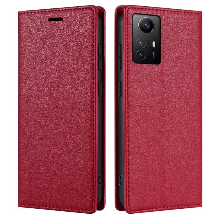 BKS-001 For Xiaomi Redmi Note 12S 4G Case PU Leather Folio Flip Stand Phone Wallet Cover