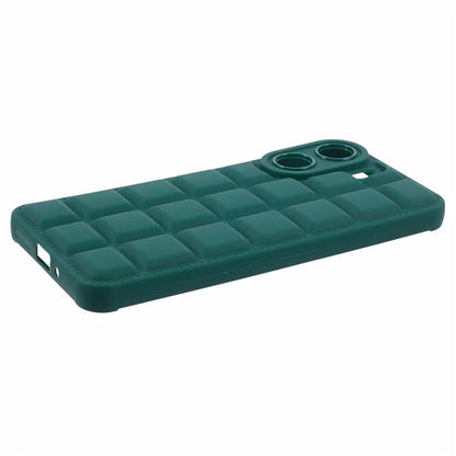 For Xiaomi Redmi 13C 4G / Poco C65 4G Case Grid Down Jacket Texture TPU Phone Cover