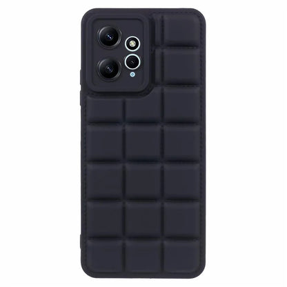 TPU Case for Xiaomi Redmi Note 12 4G Shell Grid Down Jacket Texture Phone Cover