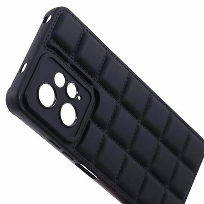 TPU Case for Xiaomi Redmi Note 12 4G Shell Grid Down Jacket Texture Phone Cover