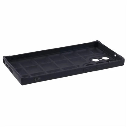 For Samsung Galaxy S24 Ultra Case Grid Down Jacket Texture Smart Phone Cover