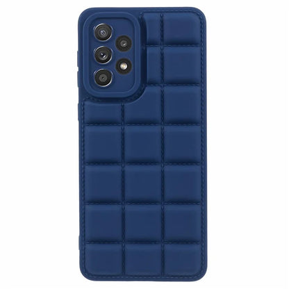 For Samsung Galaxy A23 4G / A23 5G (Global Version) Cell Phone Case Grid Down Jacket Texture TPU Cover