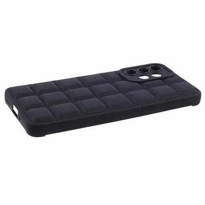 For Samsung Galaxy A23 4G / A23 5G (Global Version) Cell Phone Case Grid Down Jacket Texture TPU Cover
