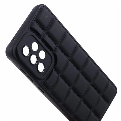 For Samsung Galaxy A23 4G / A23 5G (Global Version) Cell Phone Case Grid Down Jacket Texture TPU Cover