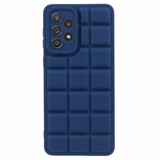Cell Phone Case for Samsung Galaxy A32 4G (EU Version) , Grid Down Jacket Texture TPU Cover