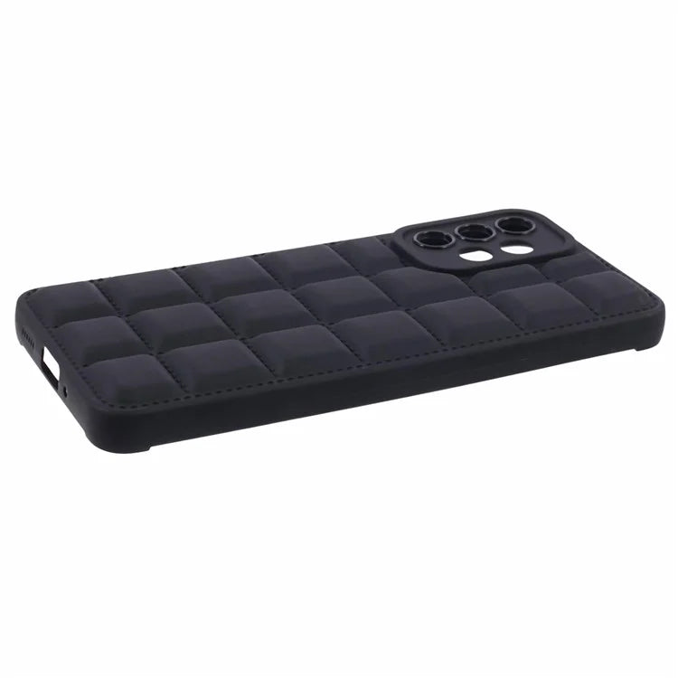 For Samsung Galaxy A32 5G / M32 5G Grid Down Jacket Texture Cell Phone Case TPU Cover