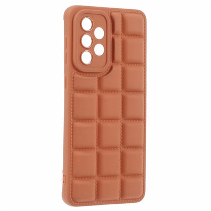 For Samsung Galaxy A32 5G / M32 5G Grid Down Jacket Texture Cell Phone Case TPU Cover