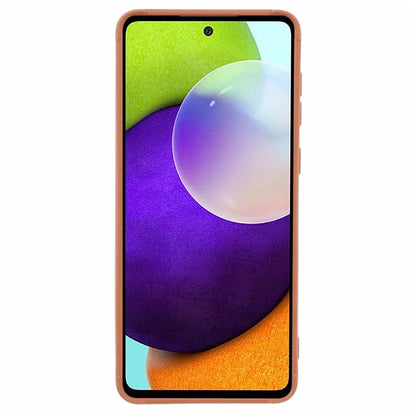 For Samsung Galaxy A72 4G / 5G TPU Cell Phone Case Grid Down Jacket Texture Back Cover