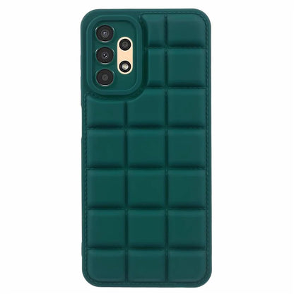 For Samsung Galaxy A13 4G / 5G / A04s 4G (164.7 x 76.7 x 9.1 mm) Case Down Jacket Texture Soft TPU Cell Phone Cases