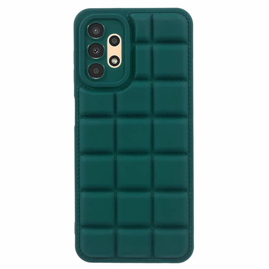 For Samsung Galaxy A13 4G / 5G / A04s 4G (164.7 x 76.7 x 9.1 mm) Case Down Jacket Texture Soft TPU Cell Phone Cases