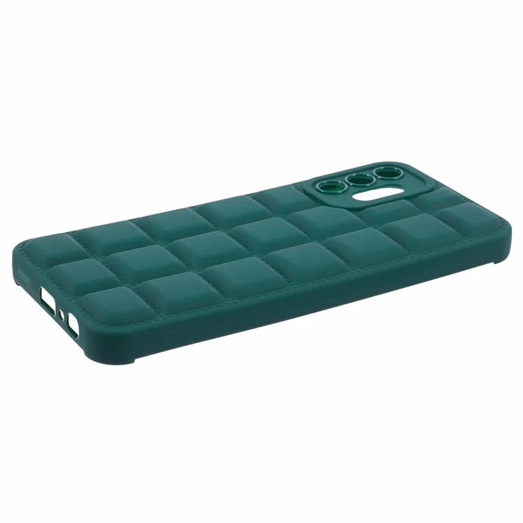 For Samsung Galaxy A13 4G / 5G / A04s 4G (164.7 x 76.7 x 9.1 mm) Case Down Jacket Texture Soft TPU Cell Phone Cases
