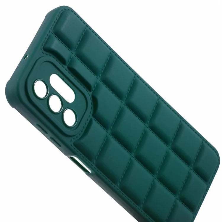 For Samsung Galaxy A13 4G / 5G / A04s 4G (164.7 x 76.7 x 9.1 mm) Case Down Jacket Texture Soft TPU Cell Phone Cases