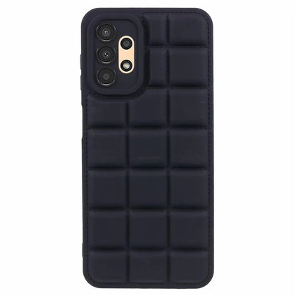 For Samsung Galaxy A13 4G / 5G / A04s 4G (164.7 x 76.7 x 9.1 mm) Case Down Jacket Texture Soft TPU Cell Phone Cases
