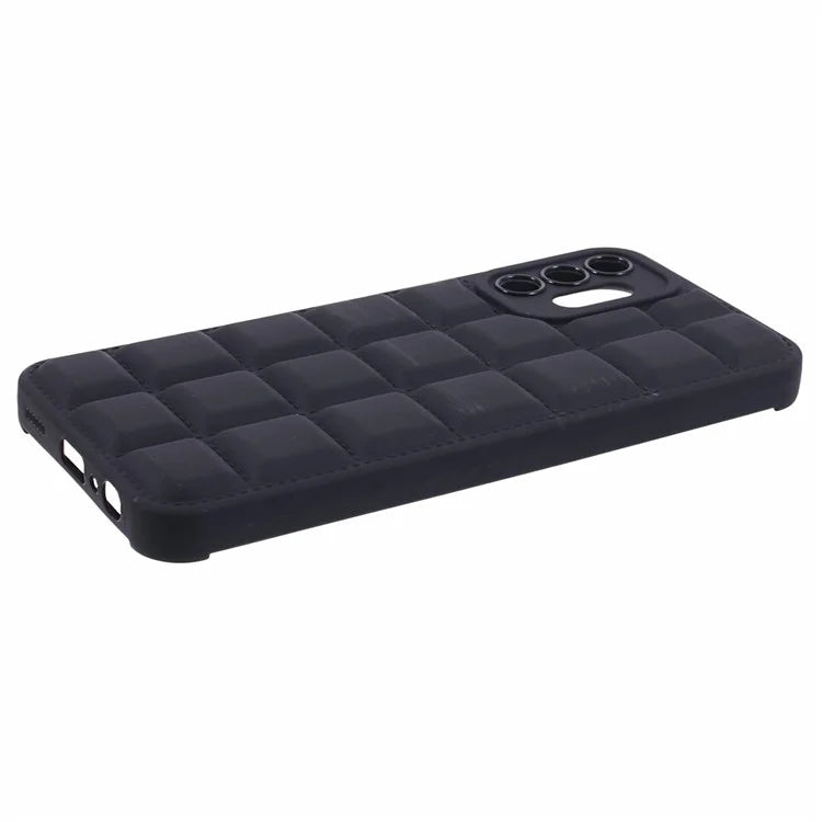 For Samsung Galaxy A13 4G / 5G / A04s 4G (164.7 x 76.7 x 9.1 mm) Case Down Jacket Texture Soft TPU Cell Phone Cases