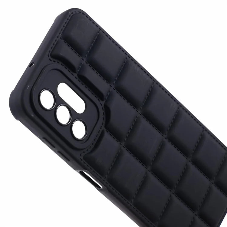For Samsung Galaxy A13 4G / 5G / A04s 4G (164.7 x 76.7 x 9.1 mm) Case Down Jacket Texture Soft TPU Cell Phone Cases