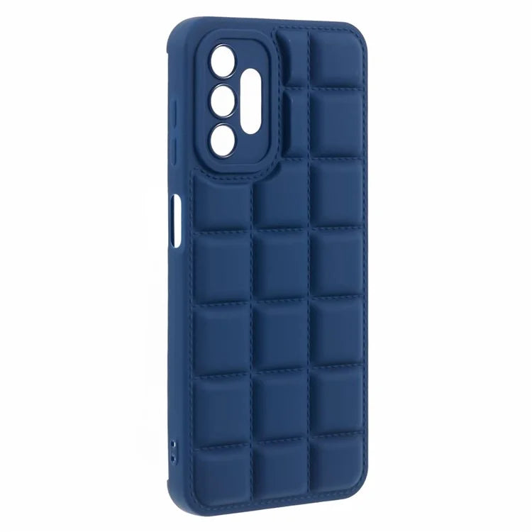 For Samsung Galaxy A13 4G / 5G / A04s 4G (164.7 x 76.7 x 9.1 mm) Case Down Jacket Texture Soft TPU Cell Phone Cases