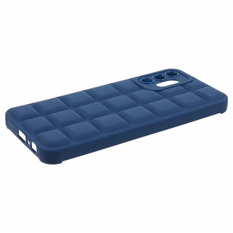 For Samsung Galaxy A13 4G / 5G / A04s 4G (164.7 x 76.7 x 9.1 mm) Case Down Jacket Texture Soft TPU Cell Phone Cases