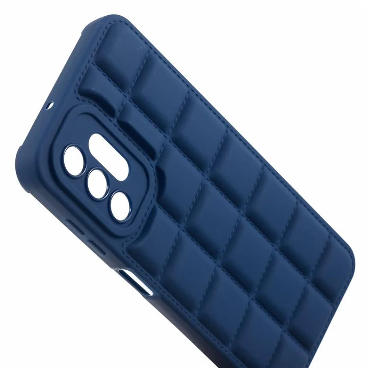 For Samsung Galaxy A13 4G / 5G / A04s 4G (164.7 x 76.7 x 9.1 mm) Case Down Jacket Texture Soft TPU Cell Phone Cases