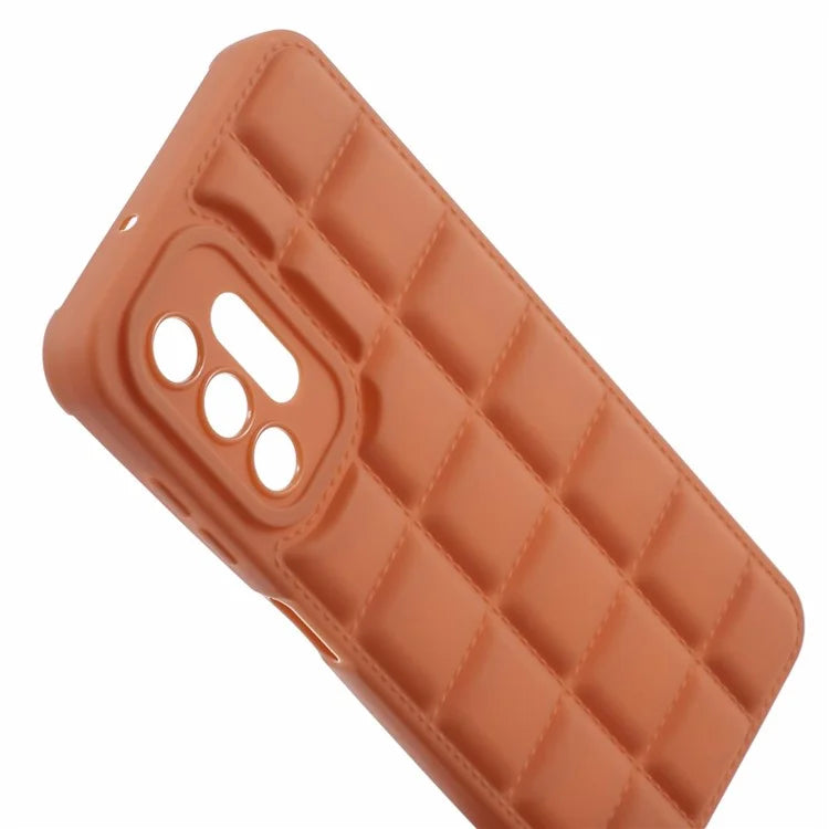 For Samsung Galaxy A13 4G / 5G / A04s 4G (164.7 x 76.7 x 9.1 mm) Case Down Jacket Texture Soft TPU Cell Phone Cases