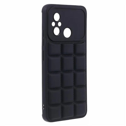 For Xiaomi Redmi 12C 4G / Redmi 11A 4G / Poco C55 4G Slim Case Down Jacket Texture Soft TPU Cell Phone Cover