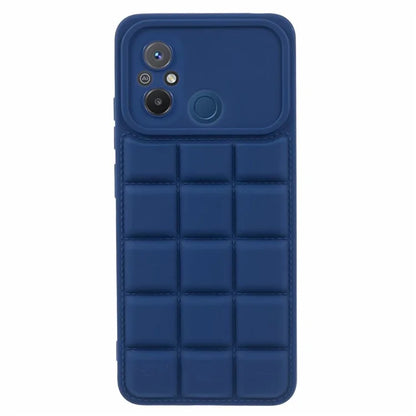 For Xiaomi Redmi 12C 4G / Redmi 11A 4G / Poco C55 4G Slim Case Down Jacket Texture Soft TPU Cell Phone Cover