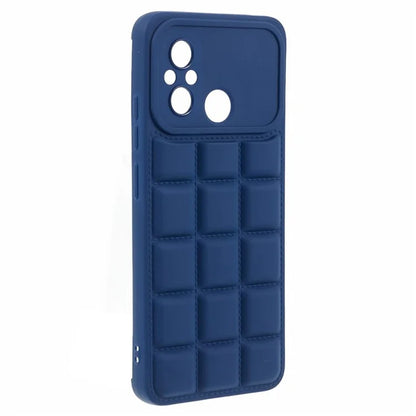 For Xiaomi Redmi 12C 4G / Redmi 11A 4G / Poco C55 4G Slim Case Down Jacket Texture Soft TPU Cell Phone Cover
