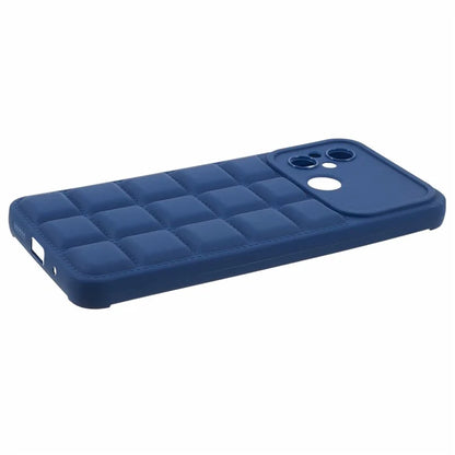 For Xiaomi Redmi 12C 4G / Redmi 11A 4G / Poco C55 4G Slim Case Down Jacket Texture Soft TPU Cell Phone Cover