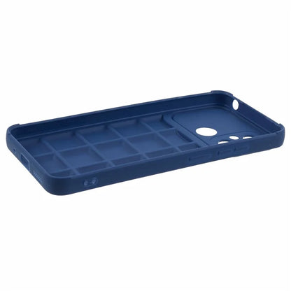 For Xiaomi Redmi 12C 4G / Redmi 11A 4G / Poco C55 4G Slim Case Down Jacket Texture Soft TPU Cell Phone Cover