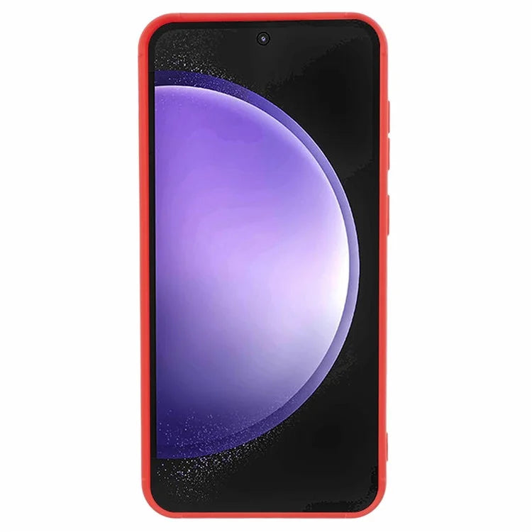 For Samsung Galaxy S23 FE Case Slim-Fit Grid Down Jacket Texture Phone Shell