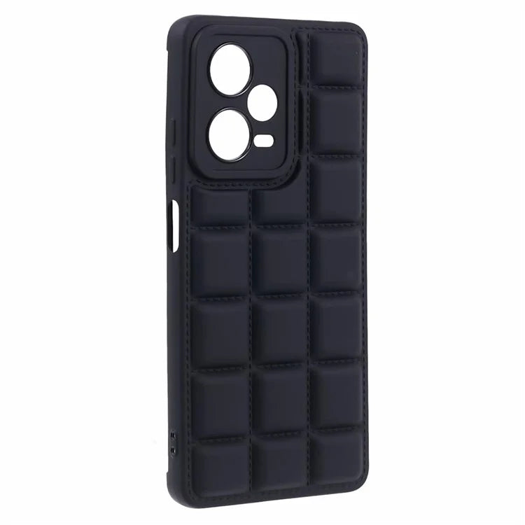 Down Jacket Texture TPU Case for Xiaomi Redmi Note 12 Pro 5G Slim Case Anti-Drop Cell Phone Cover