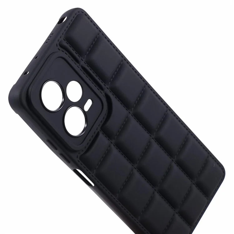 Down Jacket Texture TPU Case for Xiaomi Redmi Note 12 Pro 5G Slim Case Anti-Drop Cell Phone Cover