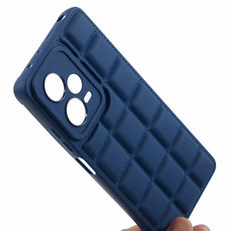 Down Jacket Texture TPU Case for Xiaomi Redmi Note 12 Pro 5G Slim Case Anti-Drop Cell Phone Cover