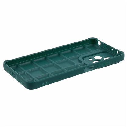 Down Jacket Texture TPU Case for Xiaomi Redmi Note 12 Pro 5G Slim Case Anti-Drop Cell Phone Coverish Green