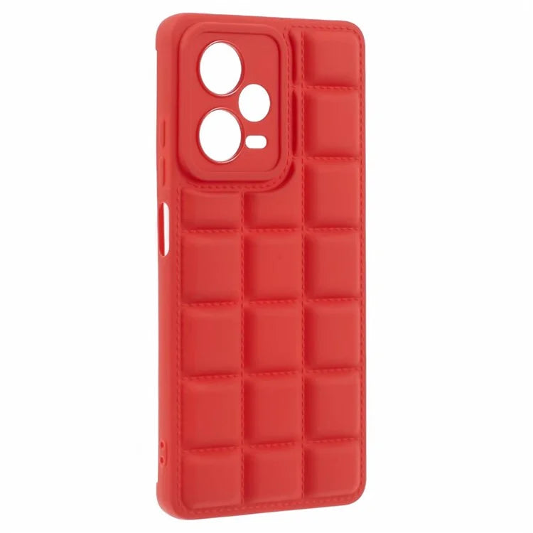 Down Jacket Texture TPU Case for Xiaomi Redmi Note 12 Pro 5G Slim Case Anti-Drop Cell Phone Cover