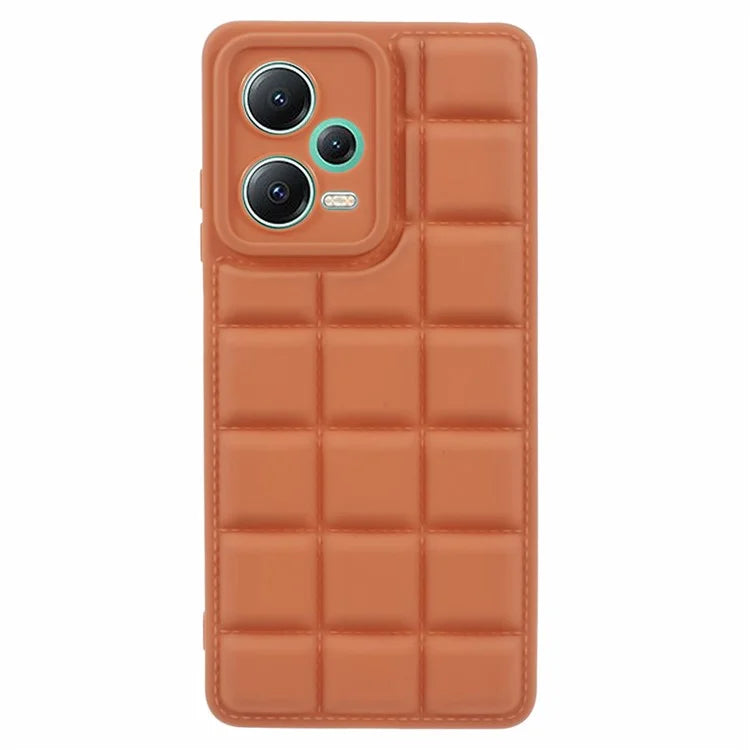 Down Jacket Texture TPU Case for Xiaomi Redmi Note 12 Pro 5G Slim Case Anti-Drop Cell Phone Cover