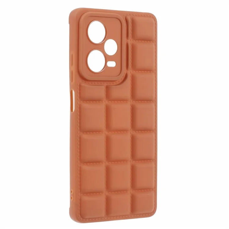 Down Jacket Texture TPU Case for Xiaomi Redmi Note 12 Pro 5G Slim Case Anti-Drop Cell Phone Cover