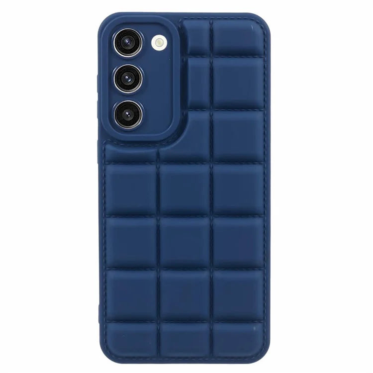 For Samsung Galaxy S23+ Case Down Jacket Texture Soft TPU Slim Phone Cover