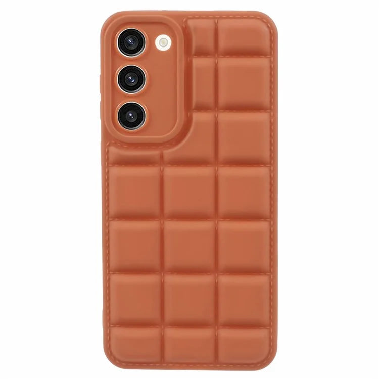 For Samsung Galaxy S23+ Case Down Jacket Texture Soft TPU Slim Phone Cover