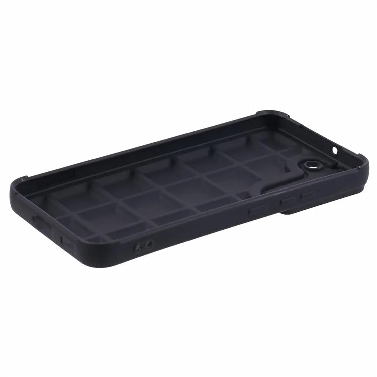 For Samsung Galaxy S22 5G Slim Case Down Jacket Texture Shockproof TPU Cell Phone Cover