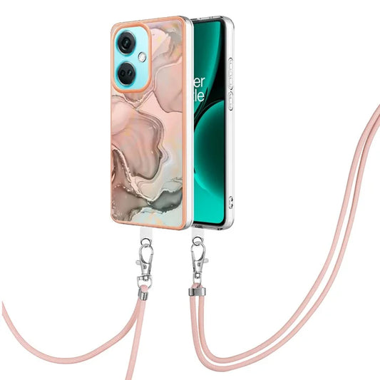 YB IMD Series-18 Style E for OnePlus Nord CE3 5G Case Soft TPU Phone Cover with Adjustable Lanyard