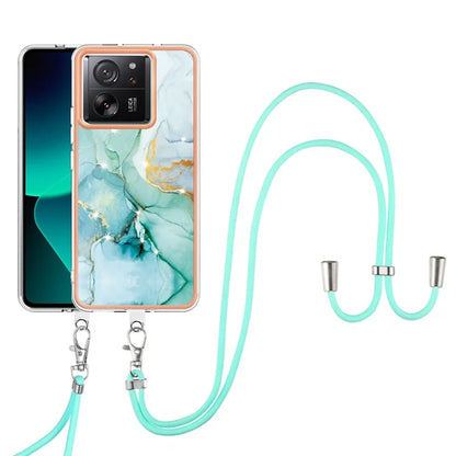YB IMD Series-9 For Xiaomi 13T / 13T Pro / Redmi K60 Ultra Case IMD Marble Pattern TPU Phone Shell