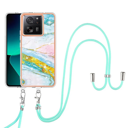 YB IMD Series-9 For Xiaomi 13T / 13T Pro / Redmi K60 Ultra Case IMD Marble Pattern TPU Phone Shell
