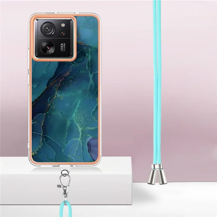YB IMD Series-18 Style E for Xiaomi 13T / 13T Pro / Redmi K60 Ultra Phone Case Marble Pattern TPU Back Shell