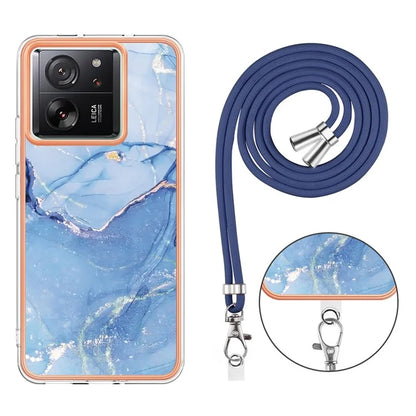 YB IMD Series-18 Style E for Xiaomi 13T / 13T Pro / Redmi K60 Ultra Phone Case Marble Pattern TPU Back Shell