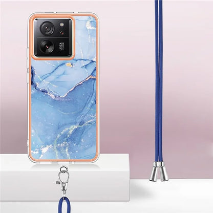 YB IMD Series-18 Style E for Xiaomi 13T / 13T Pro / Redmi K60 Ultra Phone Case Marble Pattern TPU Back Shell
