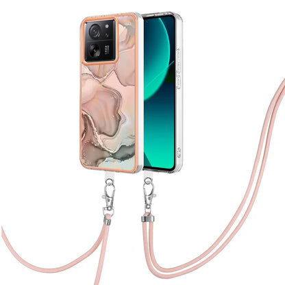 YB IMD Series-18 Style E for Xiaomi 13T / 13T Pro / Redmi K60 Ultra Phone Case Marble Pattern TPU Back Shell