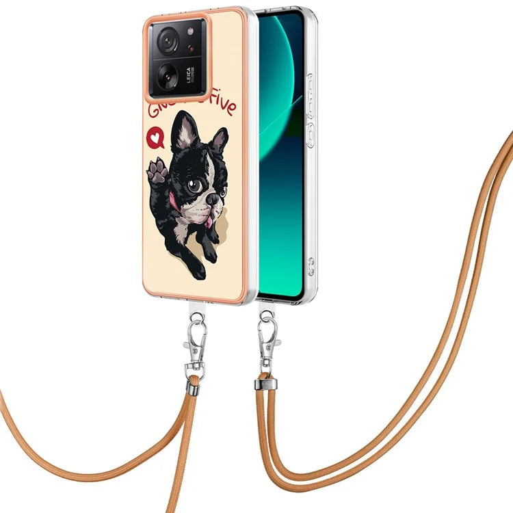 YB IMD Series-21 Style-D for Xiaomi 13T / 13T Pro / Redmi K60 Ultra Phone Case Pattern TPU Cover